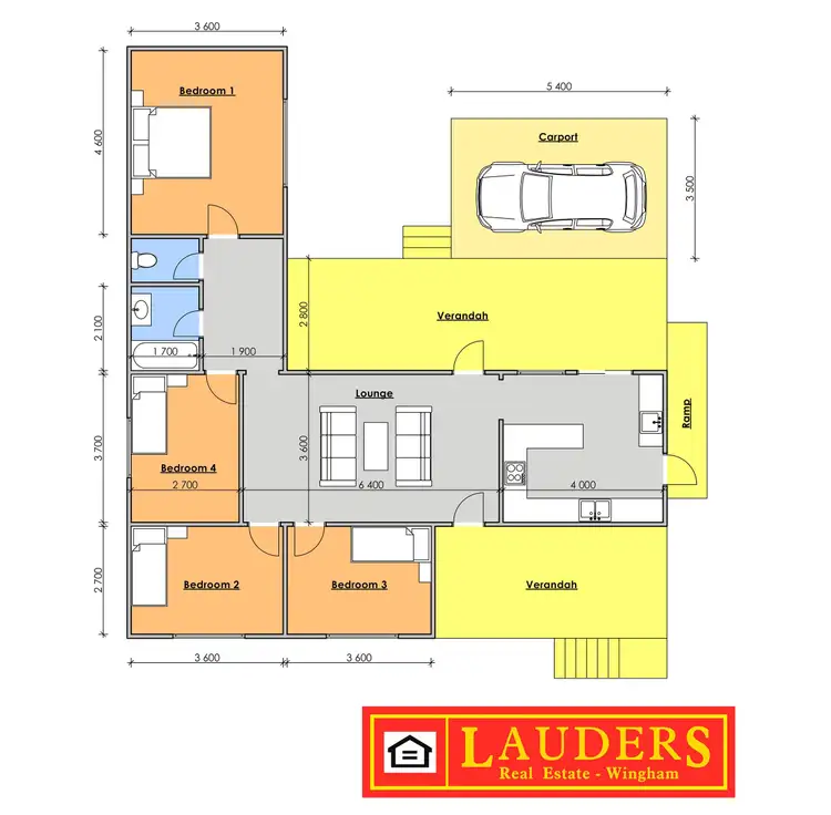 Floorplan of Homely house listing, 9 Allan Street, Wingham NSW 2429