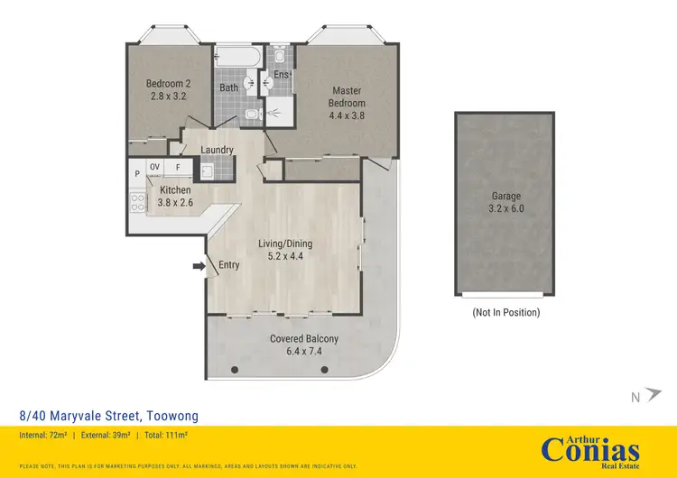Floorplan of Homely apartment listing, 8/40 Maryvale Street, Toowong QLD 4066