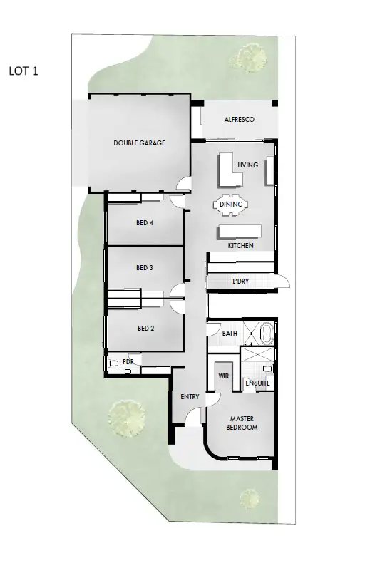Floorplan of Homely house listing, 1/5 Bartling Crescent, Bateman WA 6150