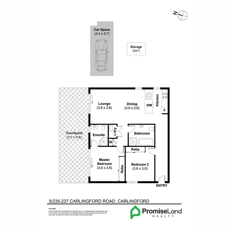 Floorplan of Homely apartment listing, 5/235-237 Carlingford Road, Carlingford NSW 2118