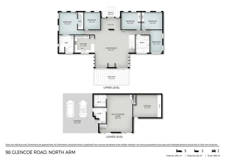 Floorplan of Homely house listing, 98 Glencoe Road, North Arm NSW 2484