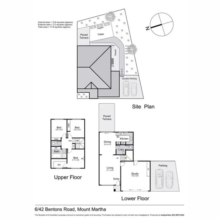Floorplan of Homely unit listing, 6/42 Bentons Road, Mount Martha VIC 3934