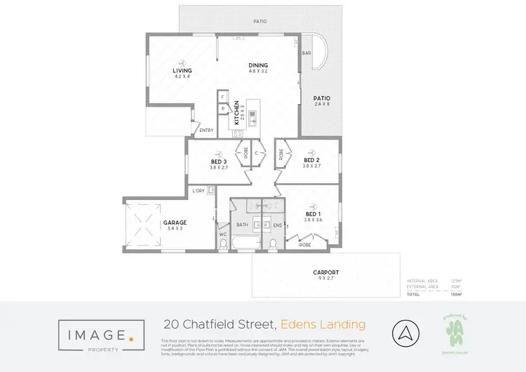 Floorplan of Homely house listing, 20 Chatfield Street, Edens Landing QLD 4207