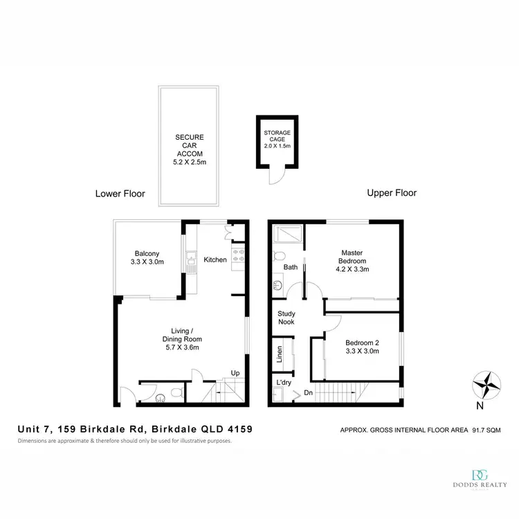 Floorplan of Homely house listing, 7/159 birkdale Road, Birkdale QLD 4159