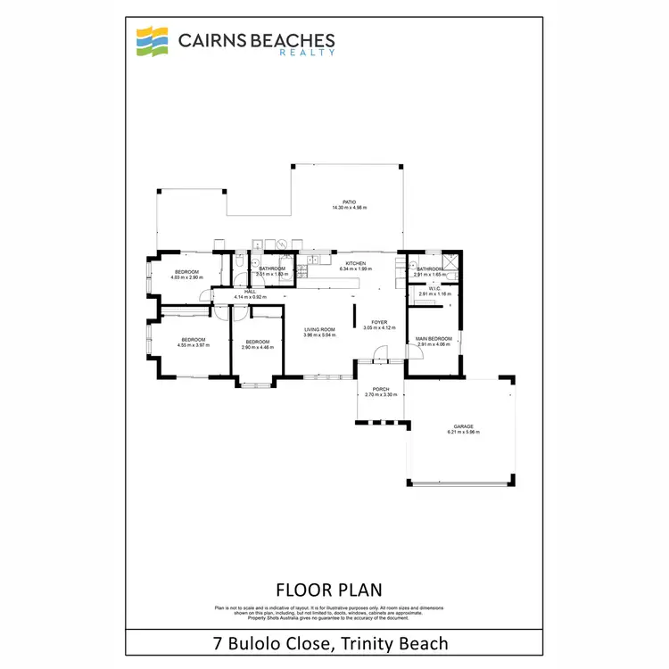 Floorplan of Homely house listing, 7 Bulolo Close, Trinity Beach QLD 4879