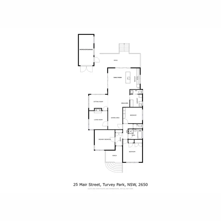 Floorplan of Homely house listing, 25 Mair Street, Turvey Park NSW 2650