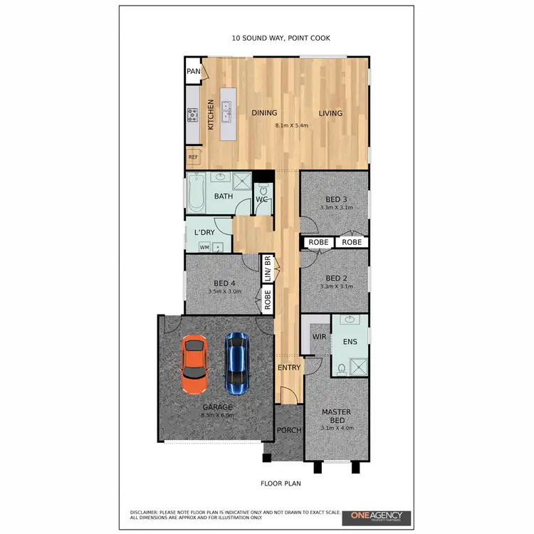 Floorplan of Homely house listing, 10 Sound Way, Point Cook VIC 3030