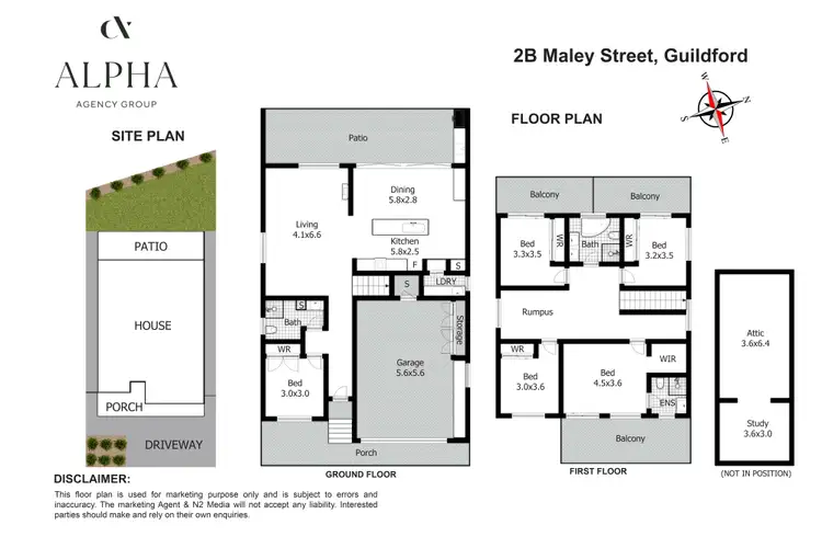 Floorplan of Homely house listing, 2B Maley Street, Guildford NSW 2161