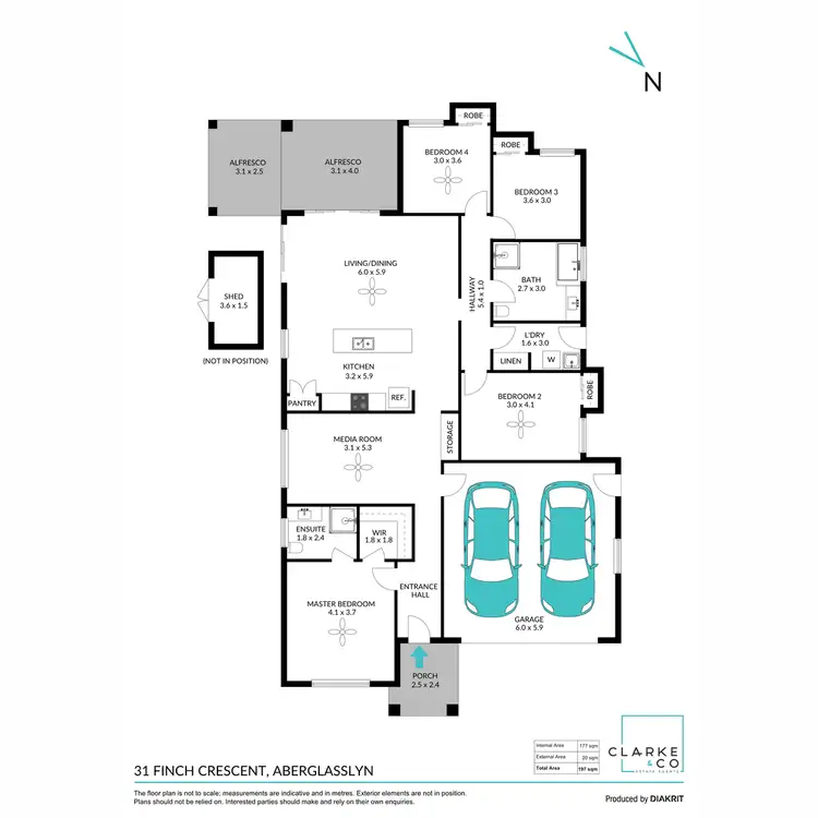 Floorplan of Homely house listing, 31 Finch Crescent, Aberglasslyn NSW 2320