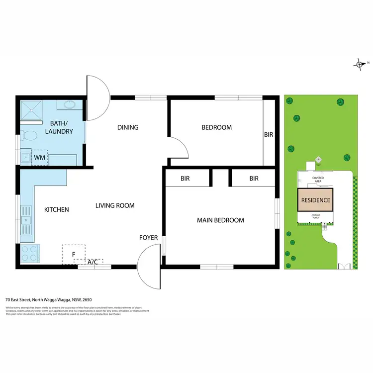 Floorplan of Homely house listing, 70 East Street, North Wagga Wagga NSW 2650