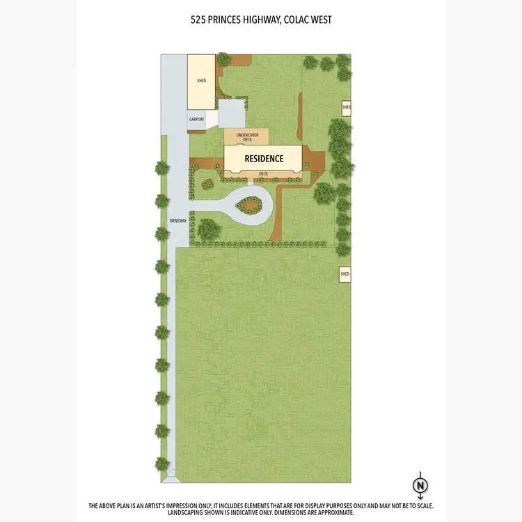 Floorplan of Homely rural property listing, 525 Princes Highway, Colac West VIC 3250