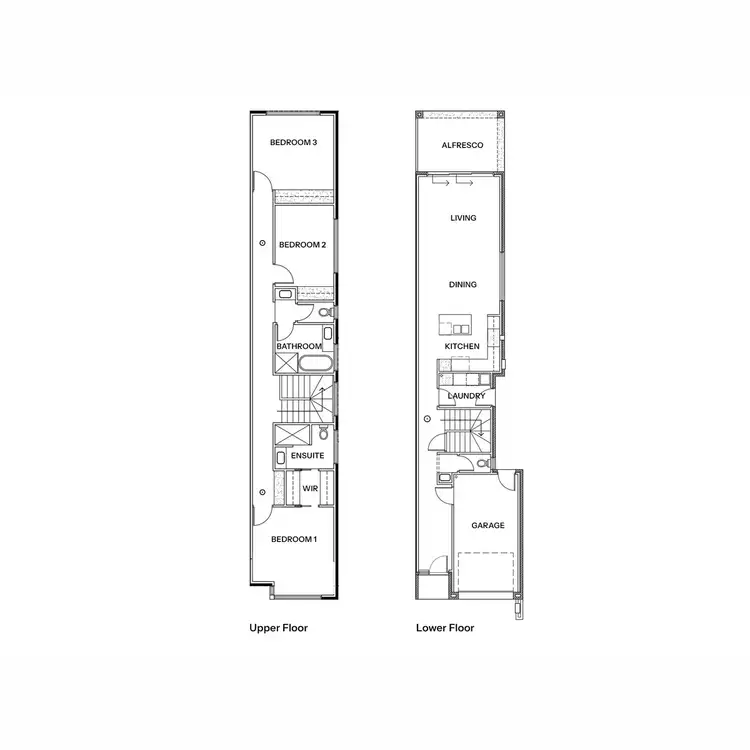Floorplan of Homely townhouse listing, 21B Eighth Street, Bowden SA 5007