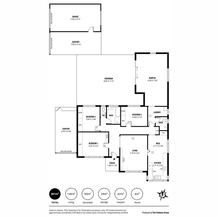 Floorplan of Homely house listing, 3 Jamaica Avenue, Fulham Gardens SA 5024