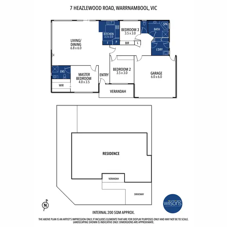 Floorplan of Homely house listing, 7 Heazlewood Road, Warrnambool VIC 3280