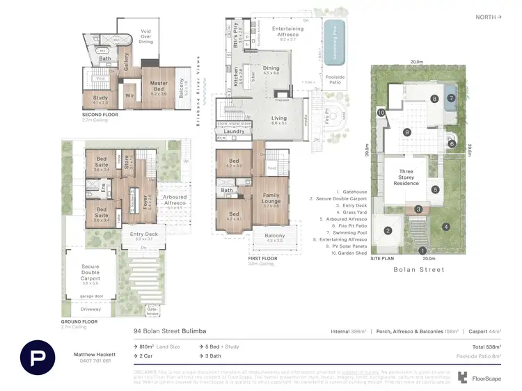 Floorplan of Homely house listing, 94 Bolan Street, Bulimba QLD 4171
