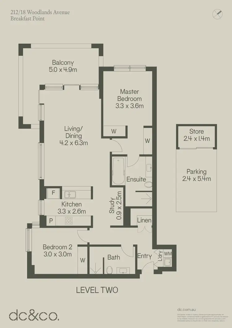 Floorplan of Homely apartment listing, 212/18 Woodlands Avenue, Breakfast Point NSW 2137