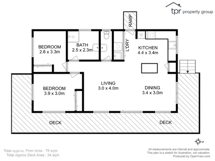 Floorplan of Homely house listing, 5A Glovers Road, Deep Bay TAS 7112