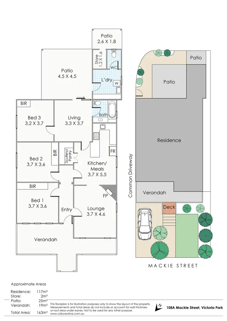 Floorplan of Homely house listing, 108A Mackie Street, Victoria Park WA 6100