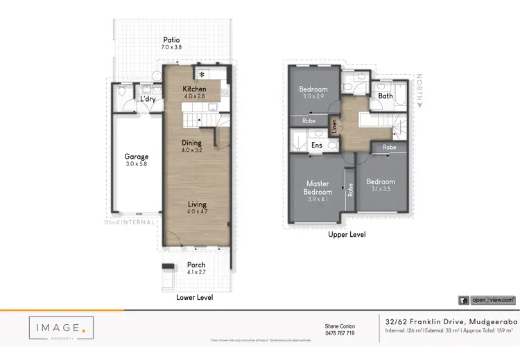 Floorplan of Homely townhouse listing, 32 / 62 Franklin Drive, Mudgeeraba QLD 4213