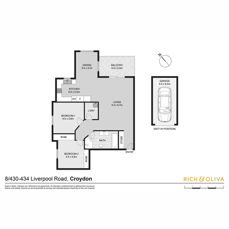 Floorplan of Homely apartment listing, 8/430-434 Liverpool Road, Croydon NSW 2132