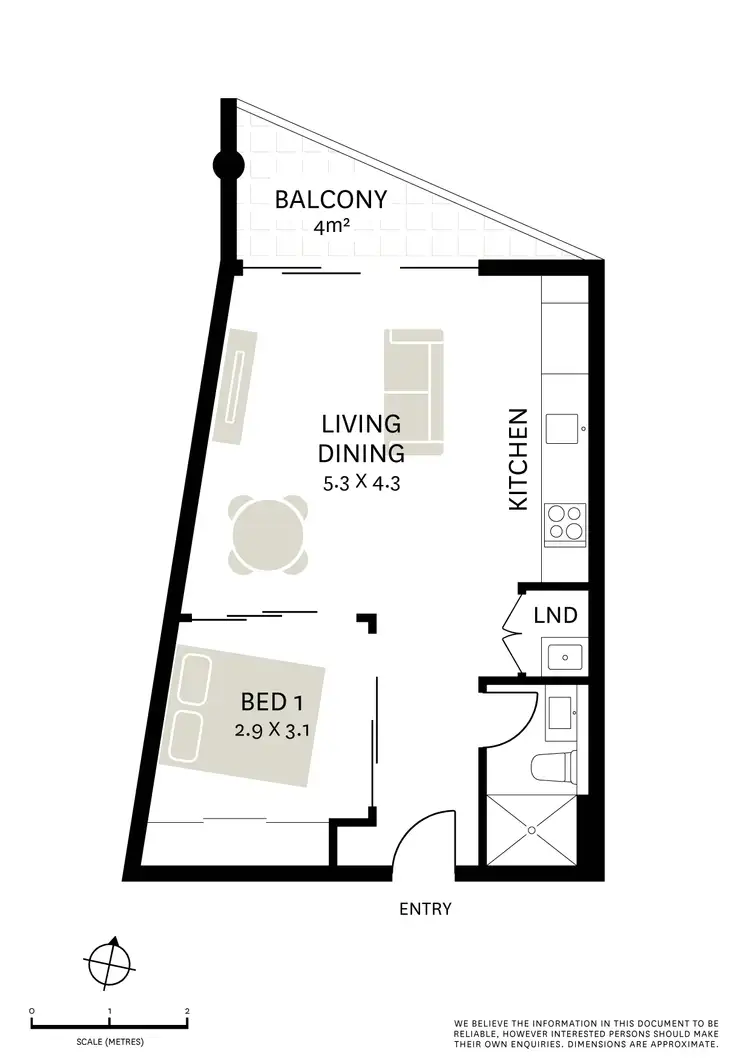 Floorplan of Homely apartment listing, 202/29-33 Birmingham Street, Alexandria NSW 2015