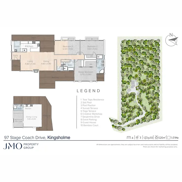 Floorplan of Homely rural property listing, 97 Stage Coach Drive, Kingsholme QLD 4208