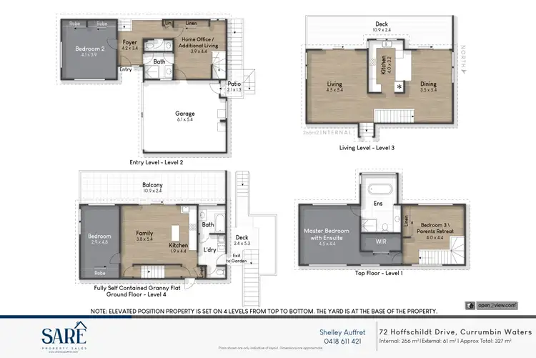 Floorplan of Homely house listing, 72 Hoffschildt Drive, Currumbin Waters QLD 4223