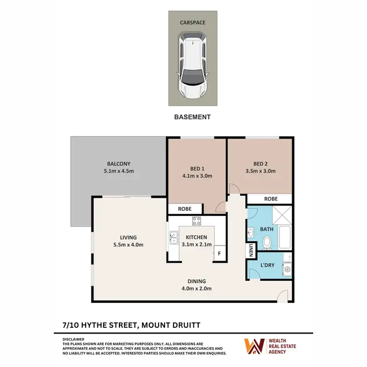 Floorplan of Homely apartment listing, 7/10 Hythe Street, Mount Druitt NSW 2770
