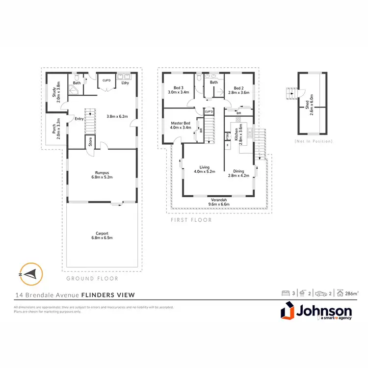 Floorplan of Homely house listing, 14 Brendale Avenue, Flinders View QLD 4305