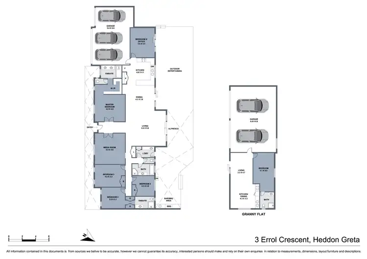 Floorplan of Homely house listing, 3 Errol Crescent, Heddon Greta NSW 2321