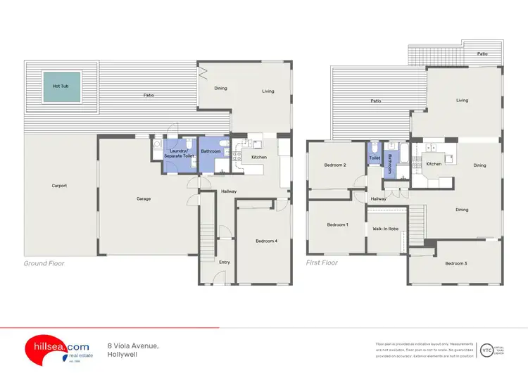 Floorplan of Homely house listing, 8 Viola Avenue, Hollywell QLD 4216