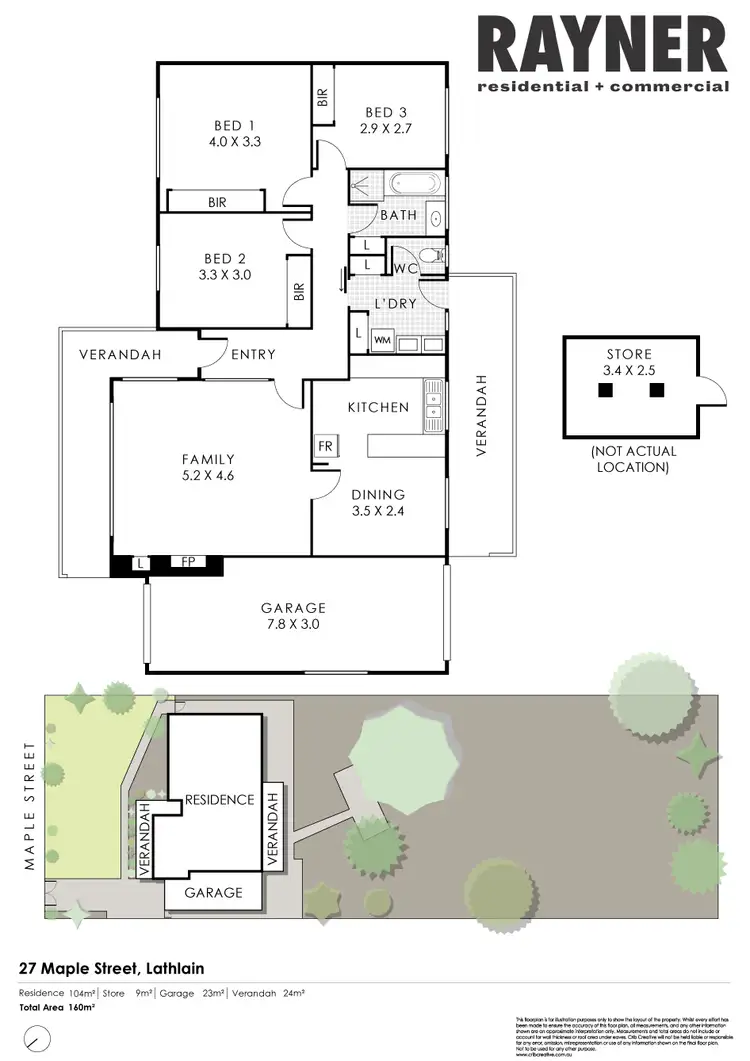 Floorplan of Homely house listing, 27 Maple Street, Lathlain WA 6100
