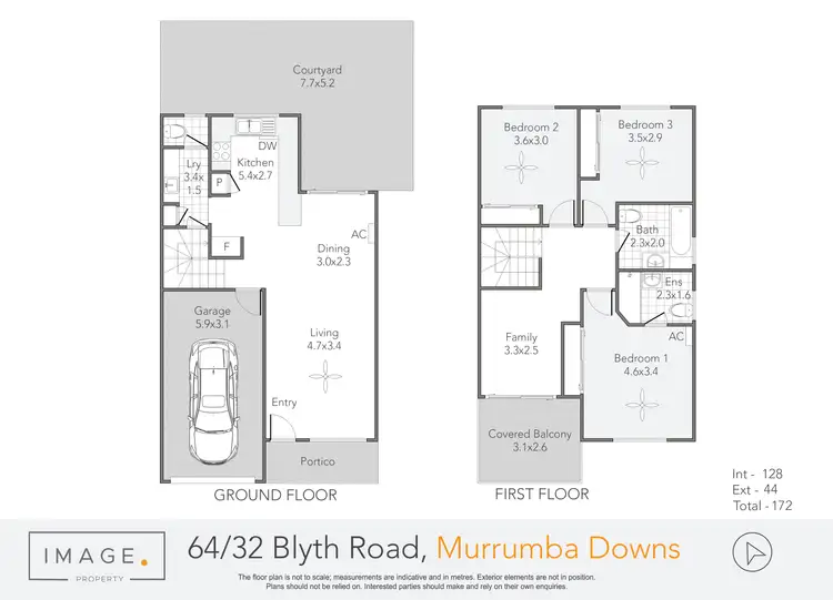 Floorplan of Homely townhouse listing, 64/32 Blyth Road, Murrumba Downs QLD 4503