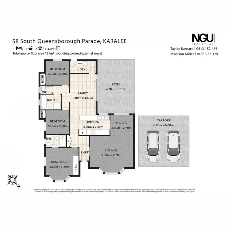 Floorplan of Homely house listing, 58 South Queensborough Parade, Karalee QLD 4306