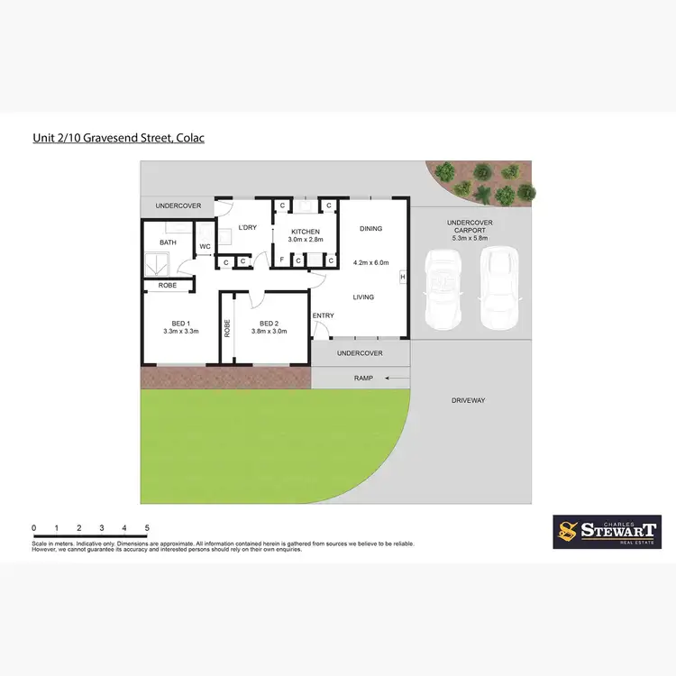 Floorplan of Homely townhouse listing, 2/10 Gravesend Street, Colac VIC 3250