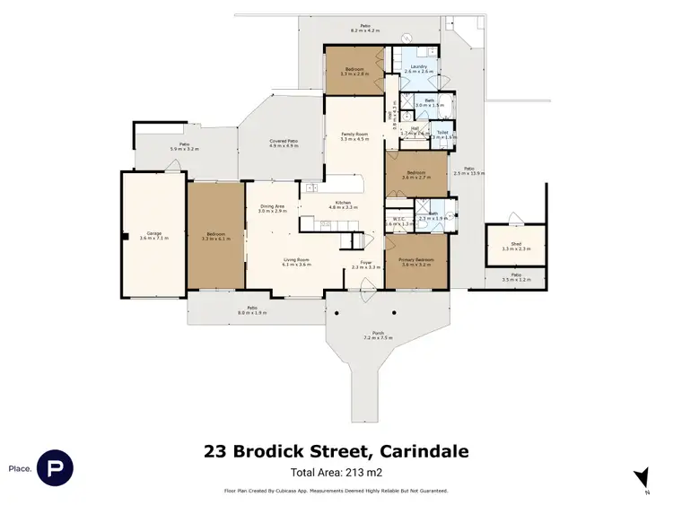 Floorplan of Homely house listing, 23 Brodick Street, Carindale QLD 4152