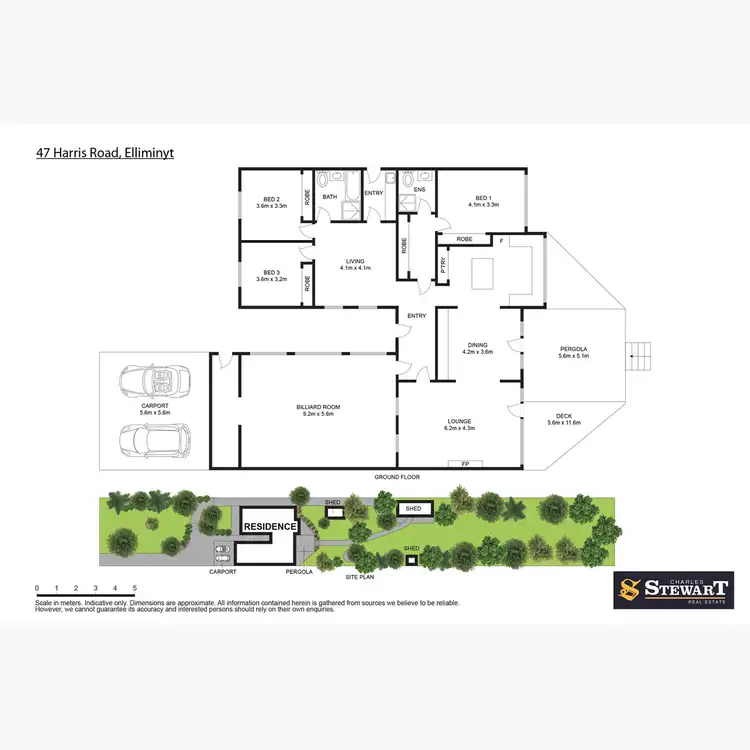 Floorplan of Homely house listing, 47 Harris Road, Elliminyt VIC 3250