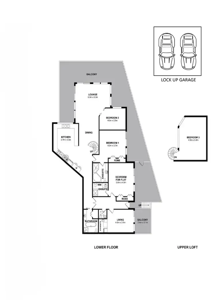 Floorplan of Homely apartment listing, 3/1 Pearl Parade, Pearl Beach NSW 2256