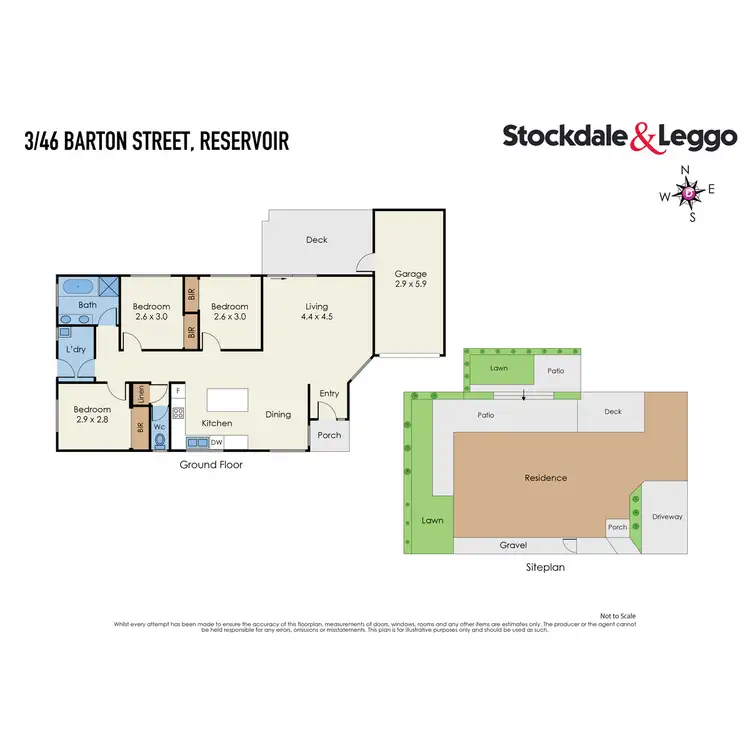 Floorplan of Homely unit listing, 3/46 Barton Street, Reservoir VIC 3073