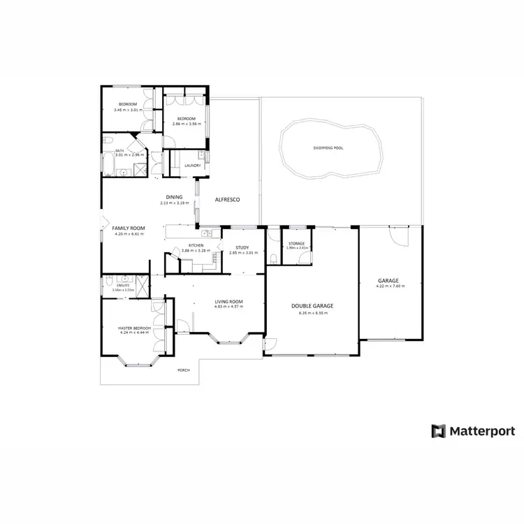 Floorplan of Homely house listing, 4 Player Court, Wodonga VIC 3690