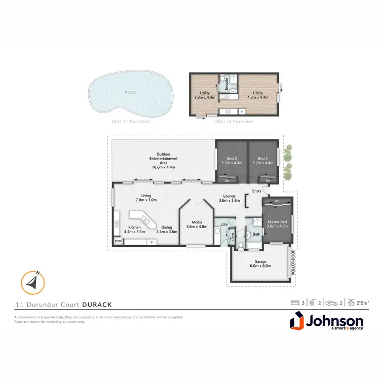 Floorplan of Homely house listing, 11 Durundur Court, Durack QLD 4077