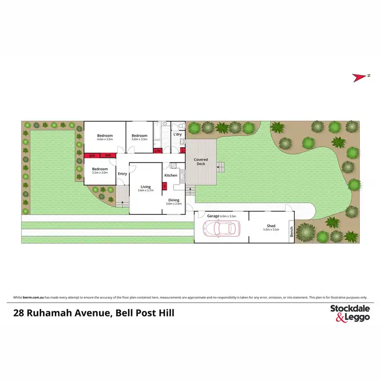 Floorplan of Homely house listing, 28 Ruhamah Avenue, Bell Post Hill VIC 3215