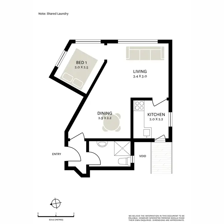 Floorplan of Homely apartment listing, 11/1 Darley Street, Darlinghurst NSW 2010