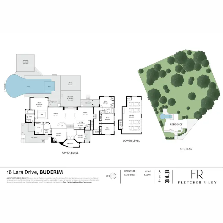 Floorplan of Homely house listing, 18 Lara Drive, Buderim QLD 4556