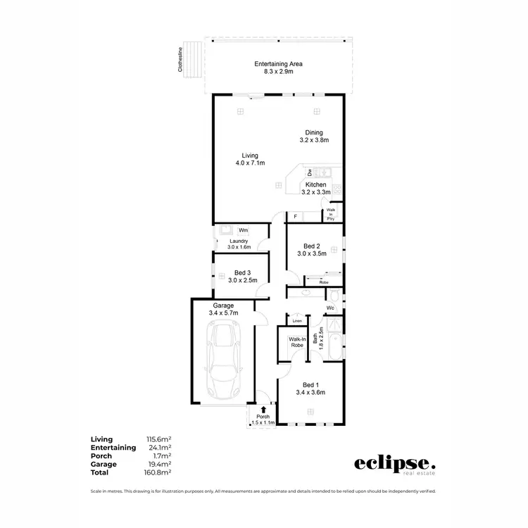 Floorplan of Homely house listing, 4 Creekview Drive, Walkley Heights SA 5098