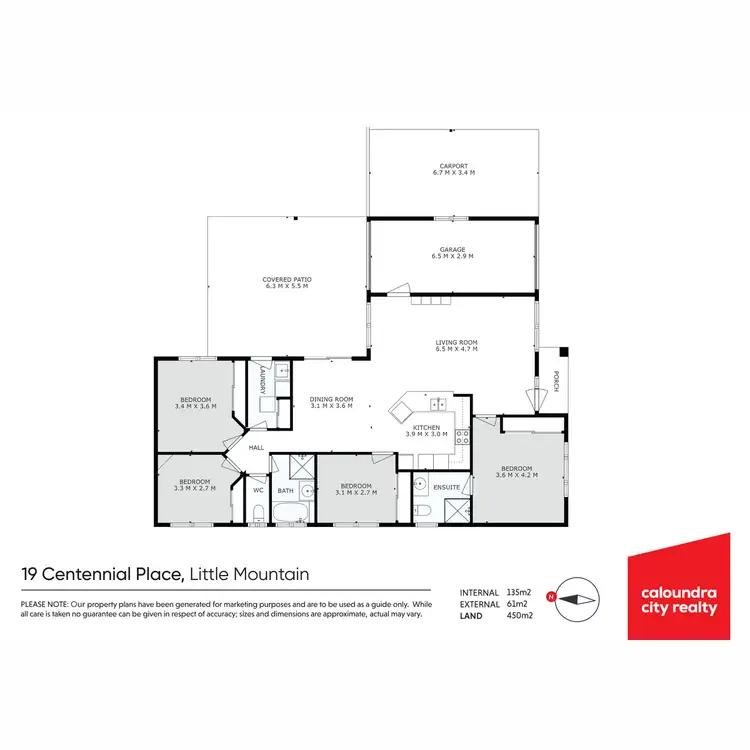 Floorplan of Homely house listing, 19 Centennial Place, Little Mountain QLD 4551