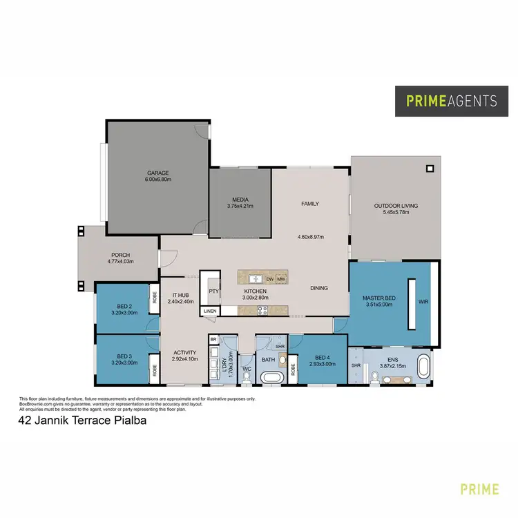 Floorplan of Homely house listing, 42 Jannik Terrace, Pialba QLD 4655