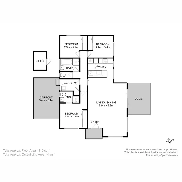 Floorplan of Homely house listing, 8 Hyssop Road, Margate TAS 7054