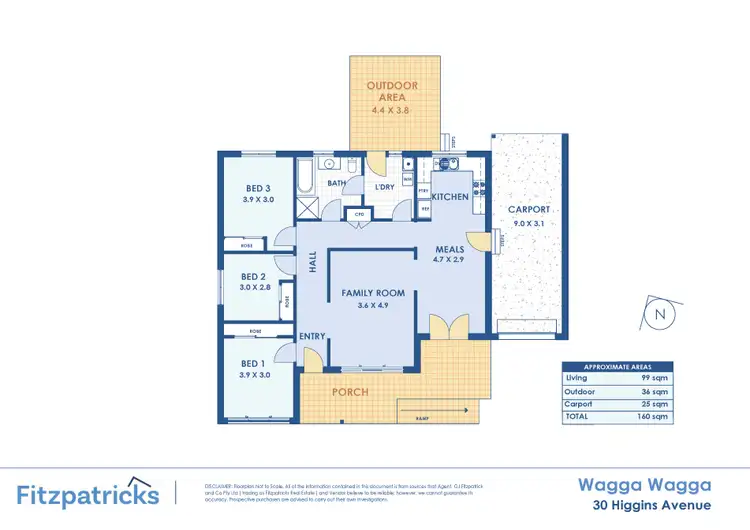 Floorplan of Homely house listing, 30 Higgins Avenue, Wagga Wagga NSW 2650