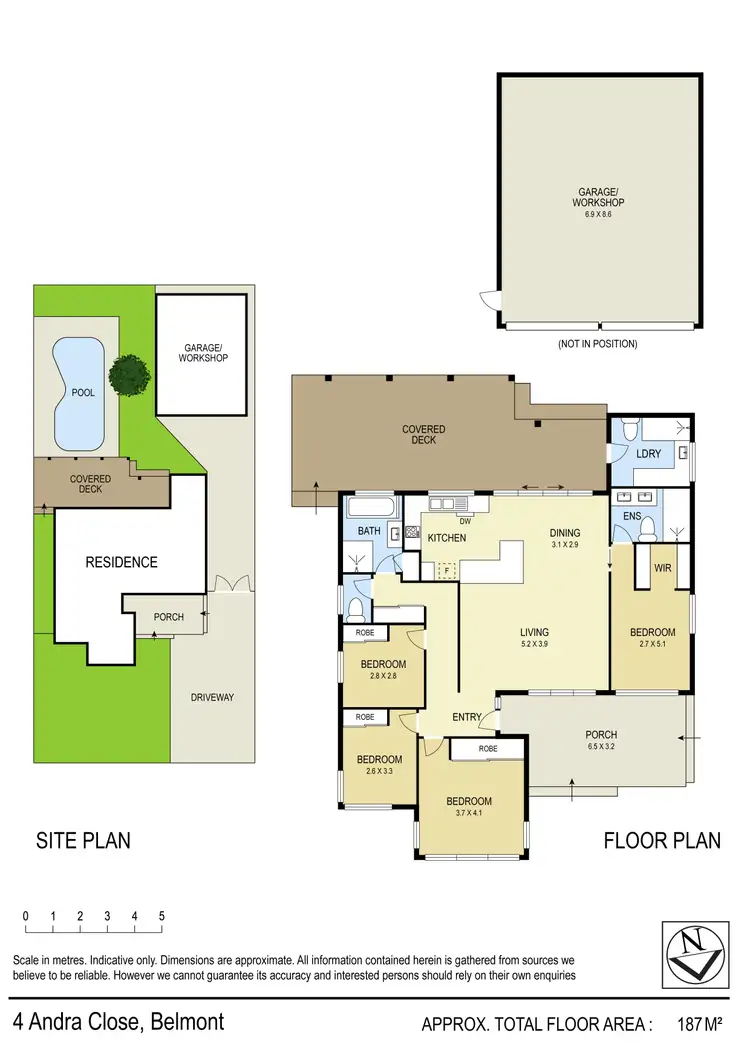 Floorplan of Homely house listing, 4 Andra Close, Belmont NSW 2280